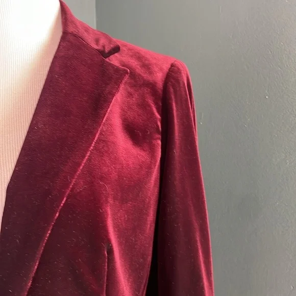 Renuar Burgundy Blazer - Picture 2 of 7
